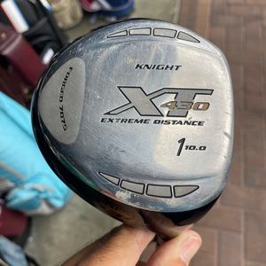 Knight XT430 Driver In Right Hand 
Graphite shaft 
Intermediate